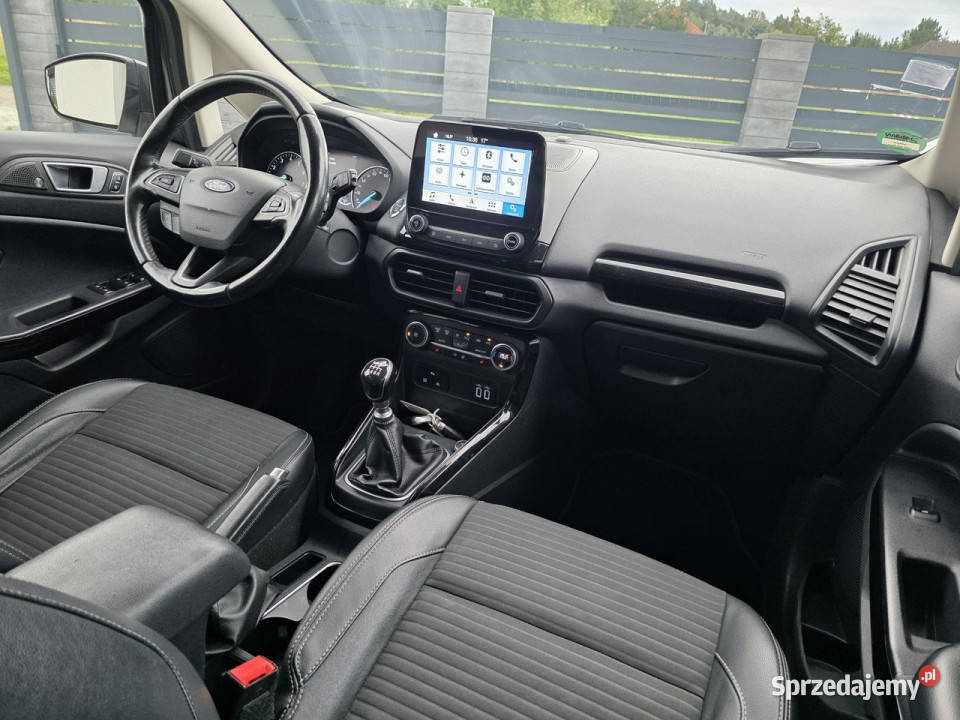 Ford EcoSport bezwypadkowy zarejestrowany w czujnik parkowania EcoSport