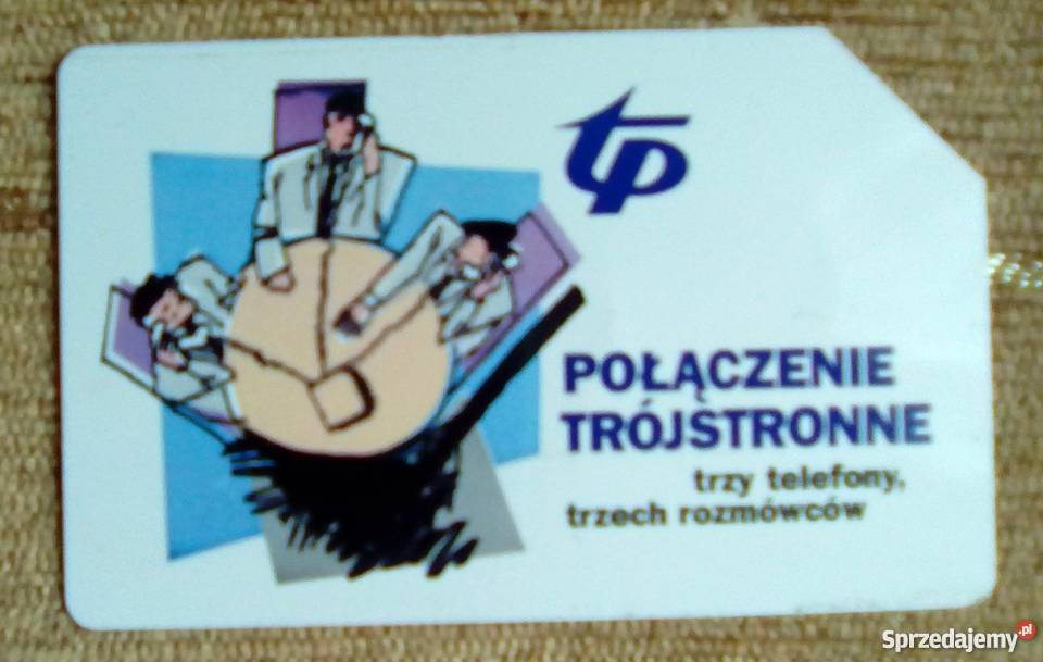 POŁĄCZENIE TRÓJSTRONNE Pocztówki i karty telefoniczne sprzedam
