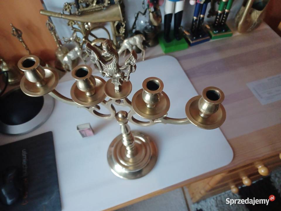 Księstwo Warszawskie piękny świecznik Poznań