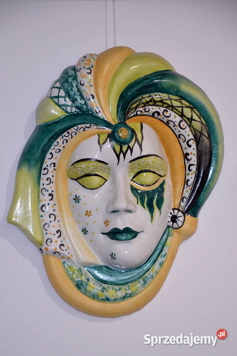 Porcelana Roceram Maski dekoracje ścienne duże Środa Wielkopolska sprzedam