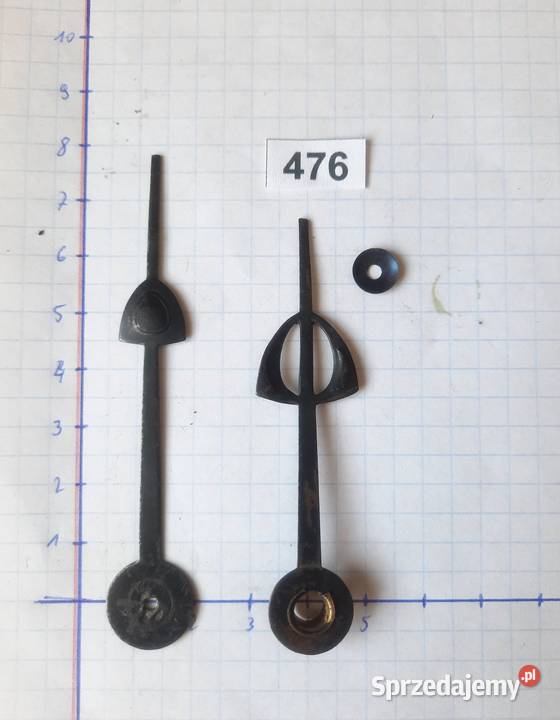 476 Wskazówki starego zegara komplet 19x19mm Tczew