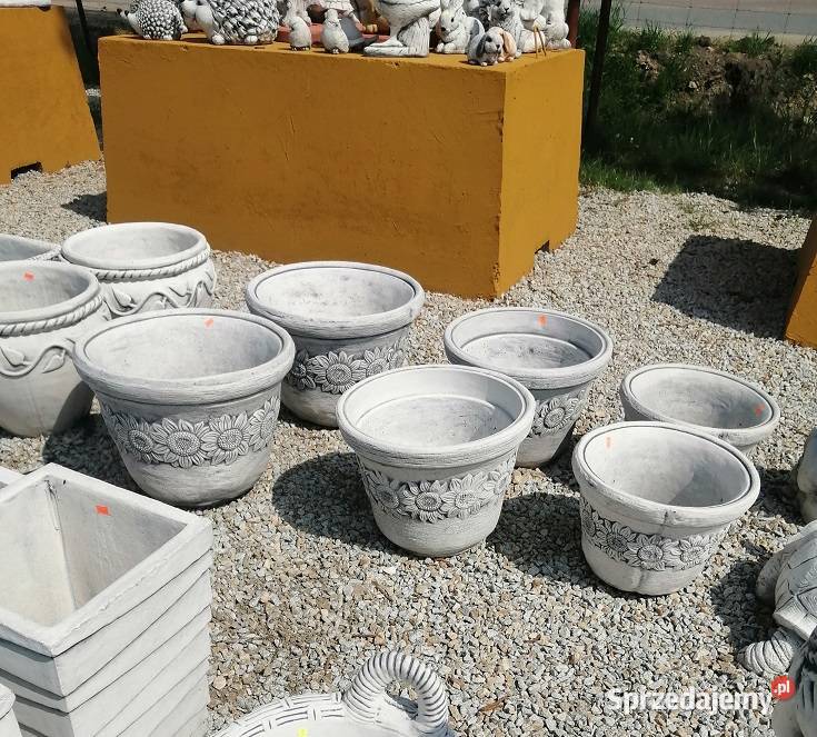 DONICA OGRODOWA BETONOWA słonecznik średnia W31D Nysa sprzedam