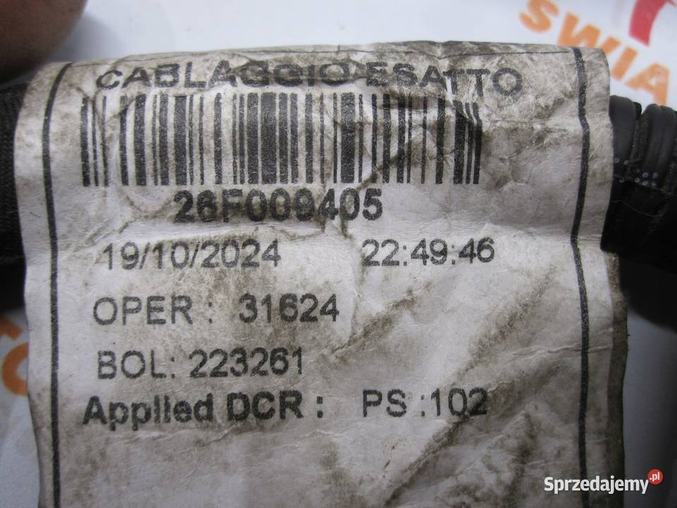 JEEP AVENGER 25r 12 TURBO 1280 wiązka czujników sprzedam