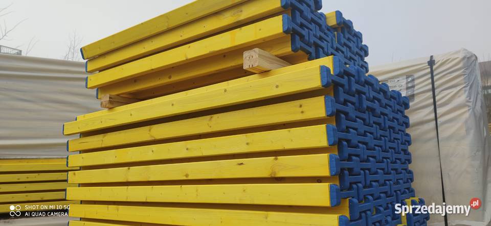 Słupki BHP nowe lakierowane sprzedam
