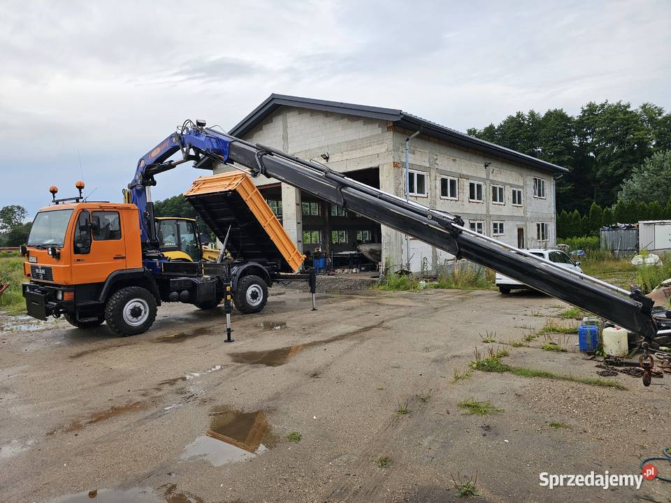 MAN L22 8 153 OFF ROAD duży HDS terenowy dolnośląskie Lubin