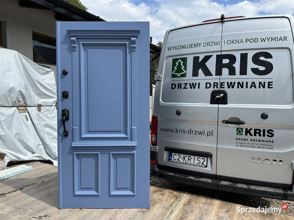 Drzwi zewnętrzne drewniane AMERYKAŃSKIE Z łódzkie