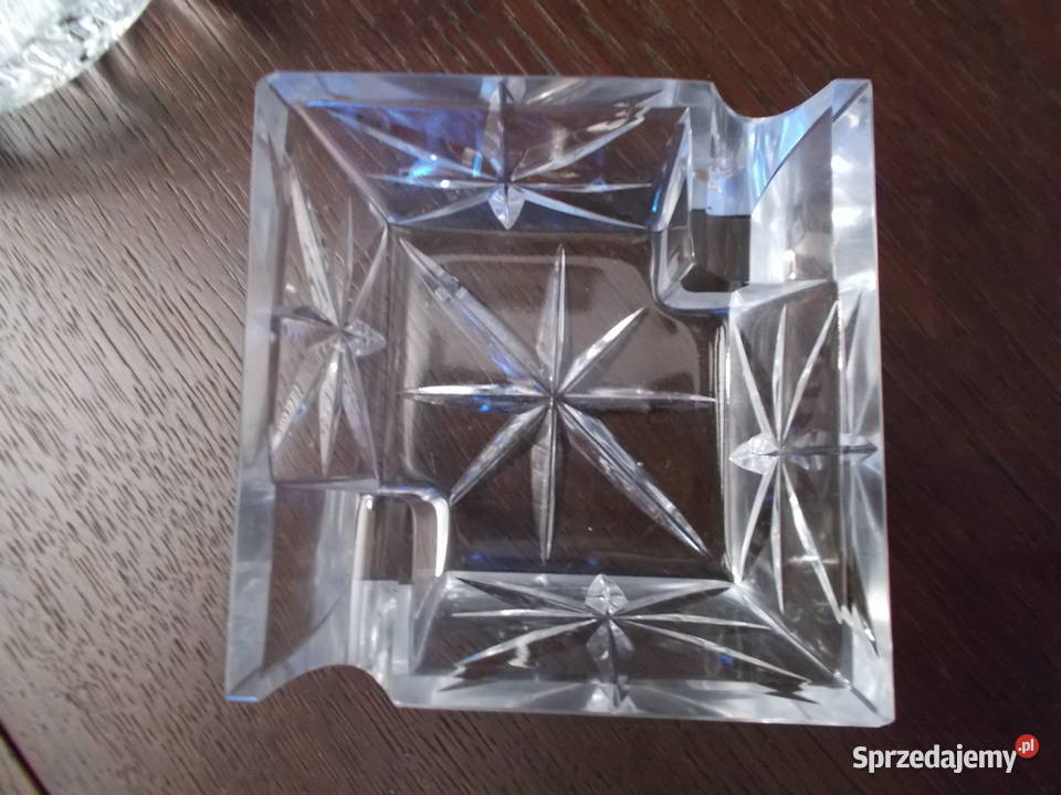 Kryształowa Popielnica Popielniczka PRL Vintage zachodniopomorskie Szczecin sprzedam
