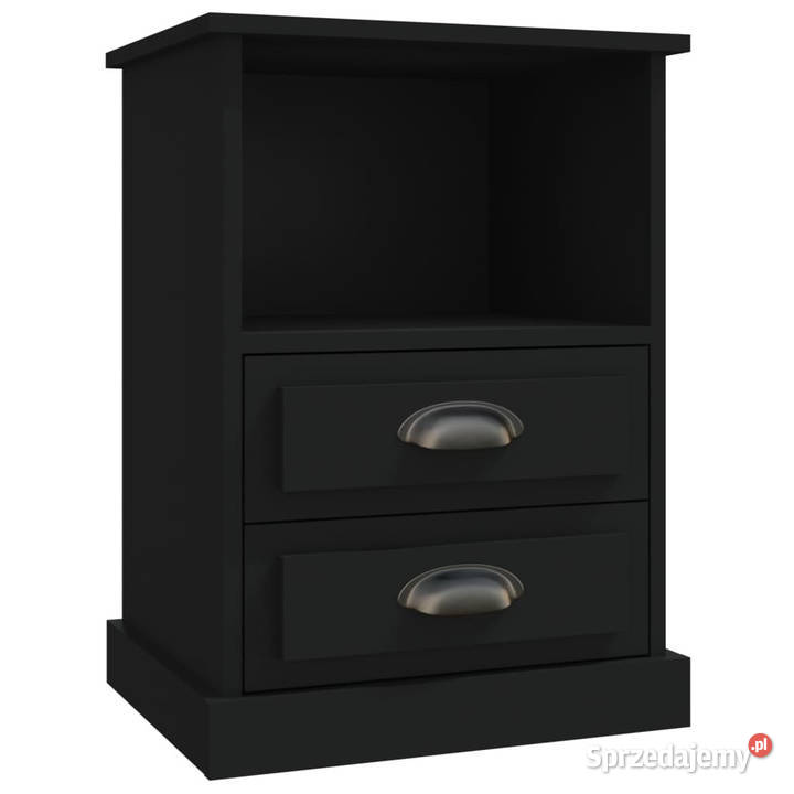 Szafki nocne 2 czarne 43x36x60 WM816331 Warszawa