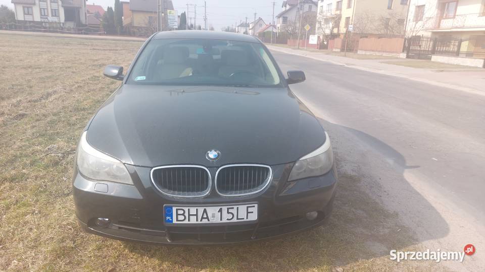 Sprzedam BMW E60 z 2004 roku manualna Hajnówka