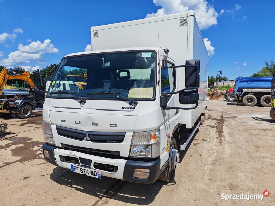 mitsubishi fuso kontener cieżarówka winda Cieszyn