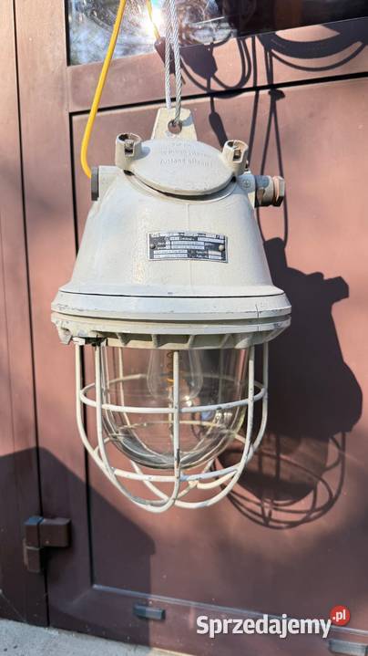 Lampa loft przemysłowa przeciwwybuchowa vintage Warszawa sprzedam
