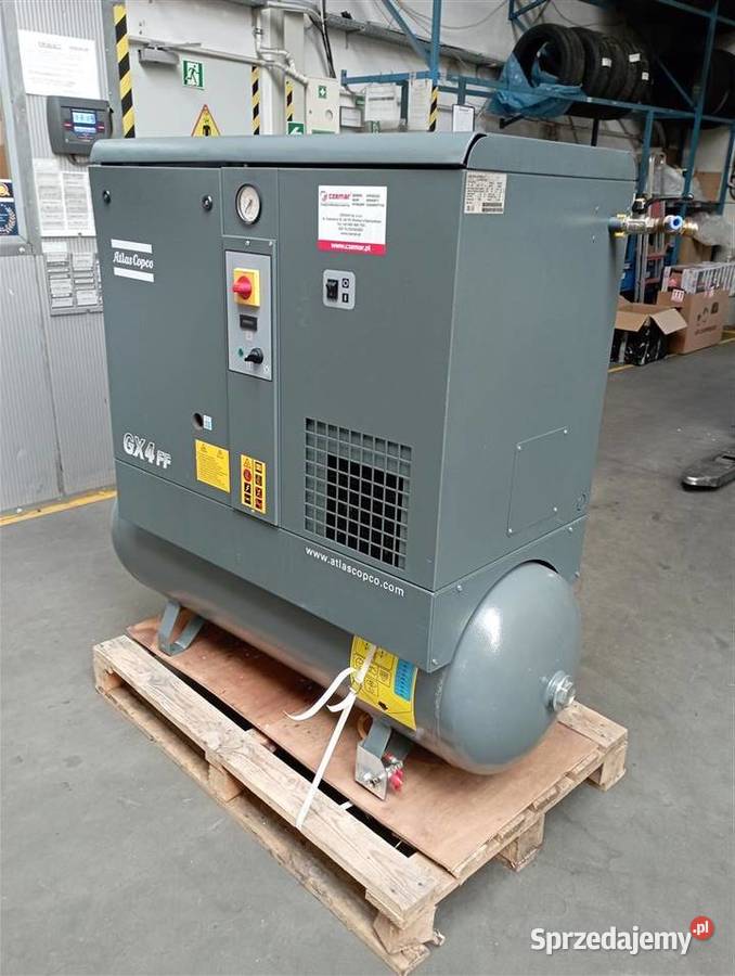 Sprężarka śrubowa kompresor ATLAS COPCO GX4FF Kompresory Wilków