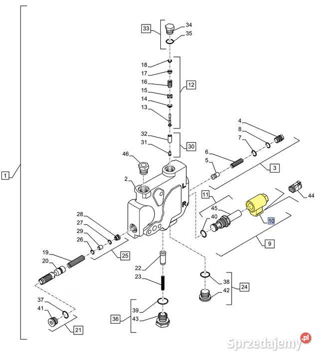 Cewka elektrozaworu Case Holland 87608473 Białystok