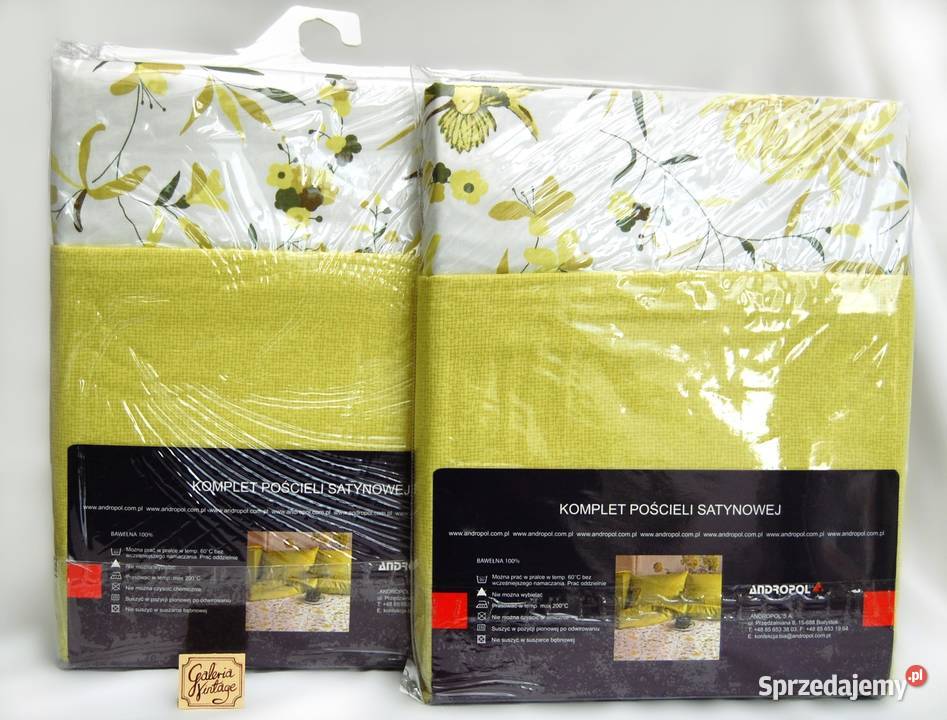 Komplet pościeli Andropol satyna bawełna 100 Lublin