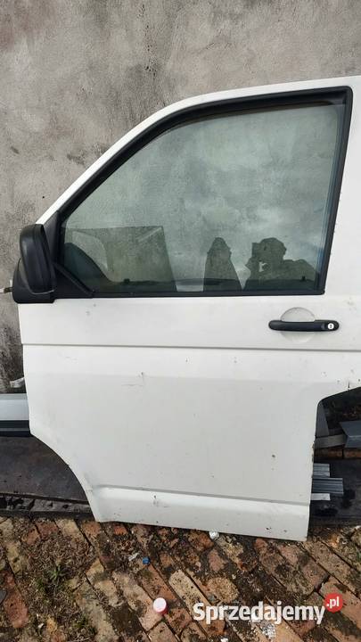 Drzwi lewe przód przednie VW T5 białe dostawcze Drzwi