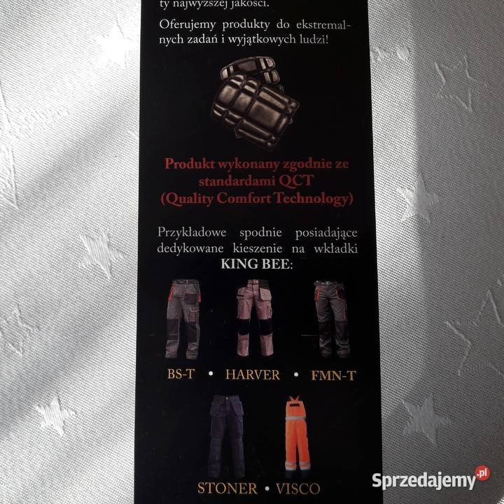 Wkładki nakolannikowe do spodni nakolanniki