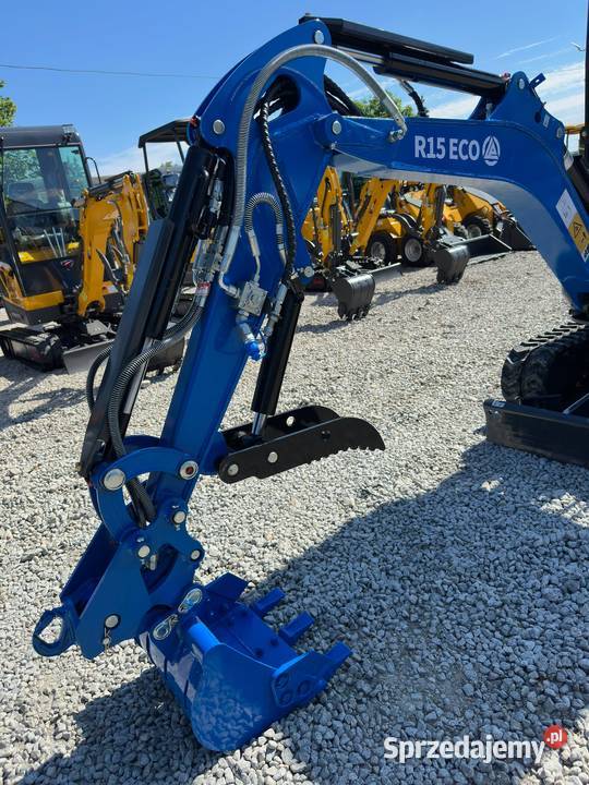 Nowa Minikoparka RIPPA R15 ECO Kubota 15 Tony Złoczew