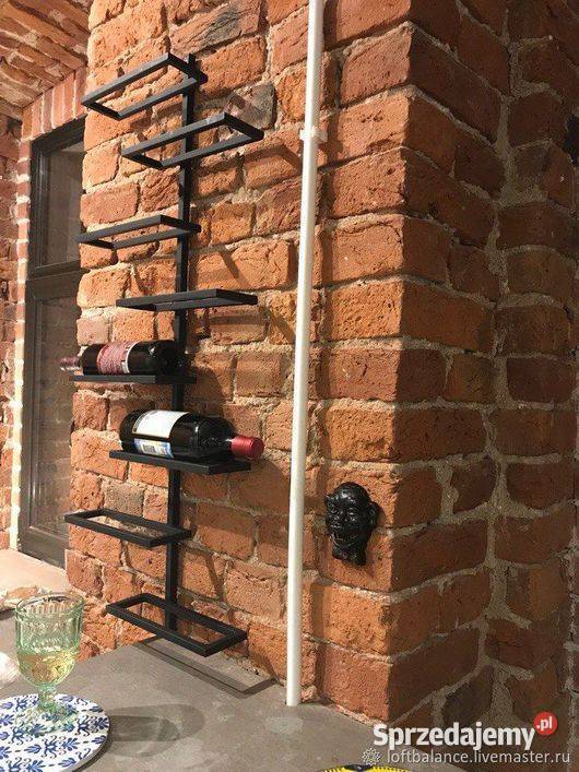 półka wisząca na wino loft Dom i Ogród Bartoszyce
