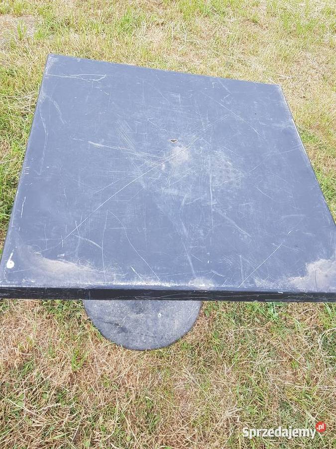 Stół ogrodowy kwadratowy blat płyta metal stoły Głogowa