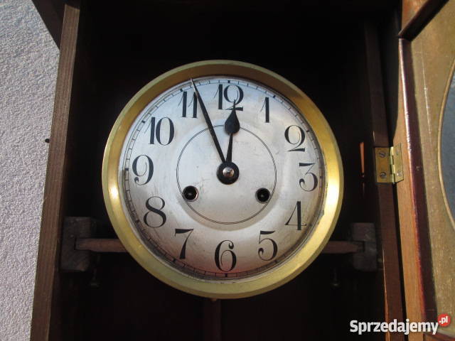 Zegar ścienny orzech antyk Gliwice