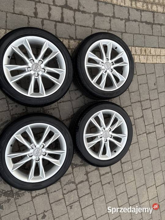 Koła Alu felgi alufelgi Audi A4 A6 A3 17 opony Samochodowe Okuniew sprzedam