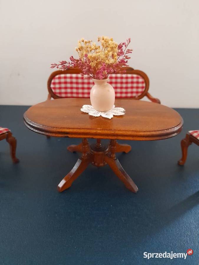 Zestaw mebelek lalek jadalnia w skali 112 Bogatynia