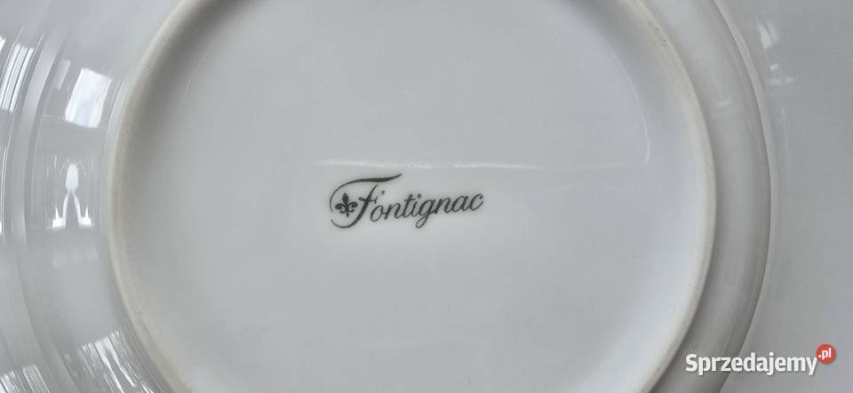 ZESTAW 6 x Elegancki głęboki talerz do makaronu Talerze i talerzyki Mielno