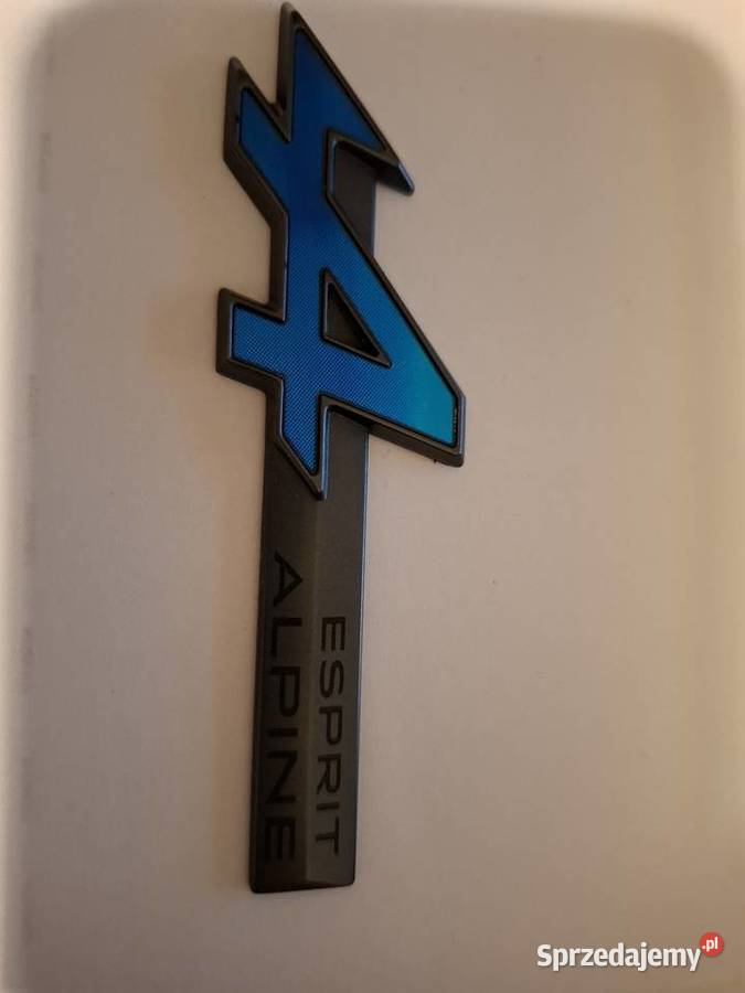 Oryginał Znaczek Alpine Esprit Reno Renault małopolskie Skawina