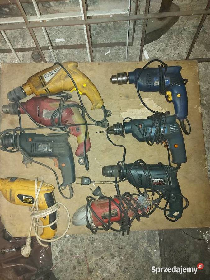pakiet wiertarka 7 czasami sprawne Elektryczne Piotrków Trybunalski