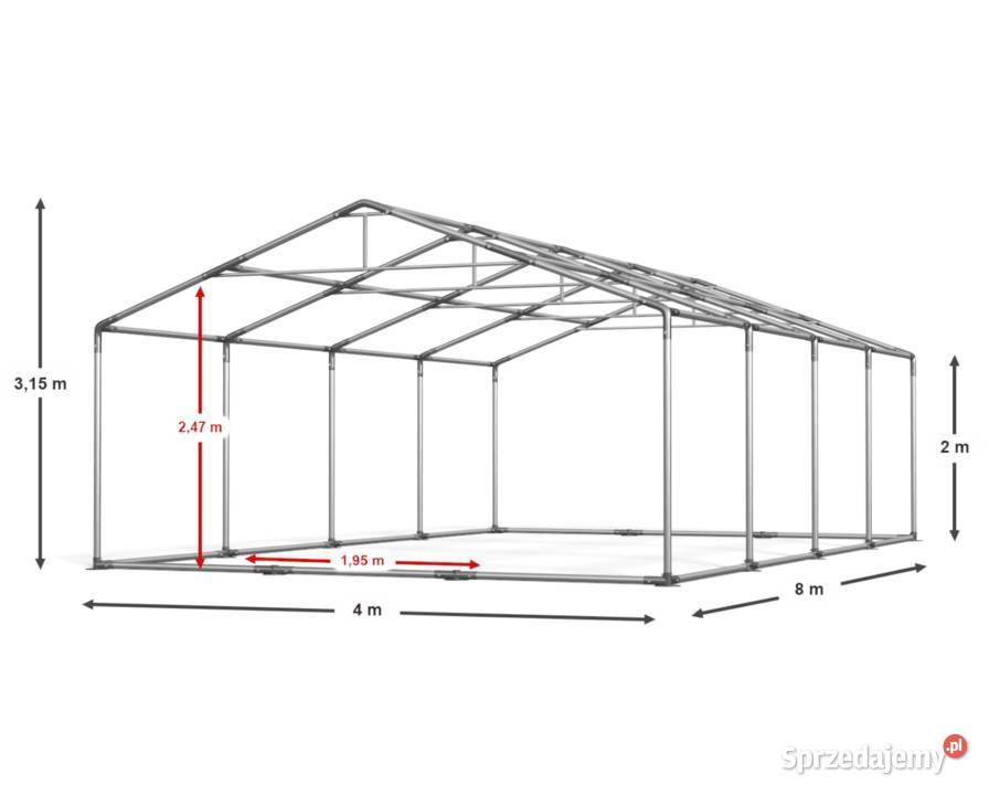 4x8x2m Namiot imprezowy ogrodowy pawilon wiata Pawilony i namioty śląskie Częstochowa sprzedam