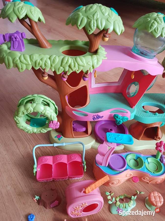 Littlest pet shop domek drzewo duży lps Rożki