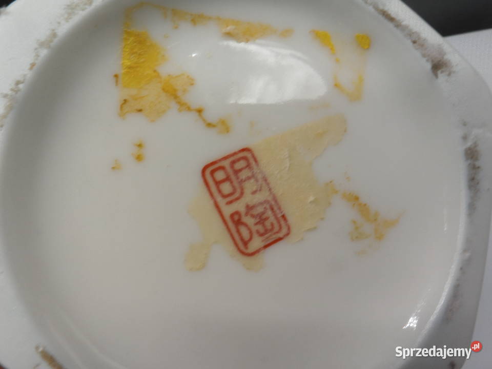 Chiński porcelanowy wazonamfora bomboniera Raszków sprzedam