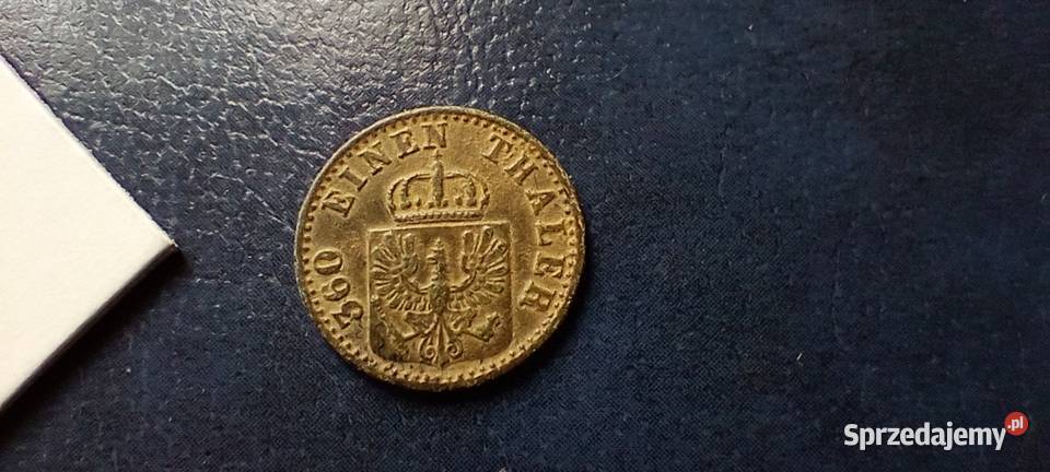 Stare monety 1 fenig 1869 A Niemcy Lesko
