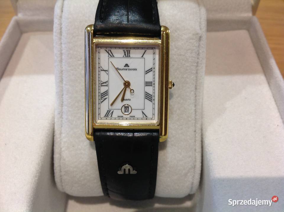 Szwajcarski Pozłacany Zegarek Maurice Lacroix na rękę Nowa Sól