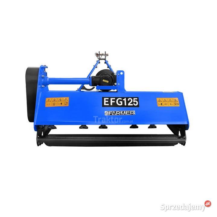 Kosiarka bijakowa EFG 125 4FARMER niebieska nieuszkodzony Bijakowe Tajęcina