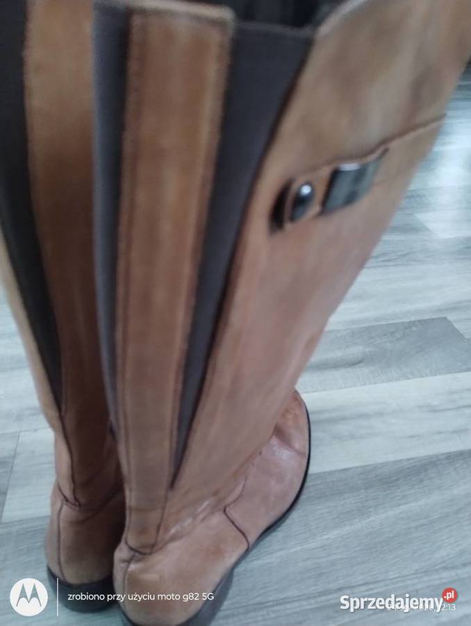 Kozaki długie damskie skórzane Kozaki Krasnystaw sprzedam