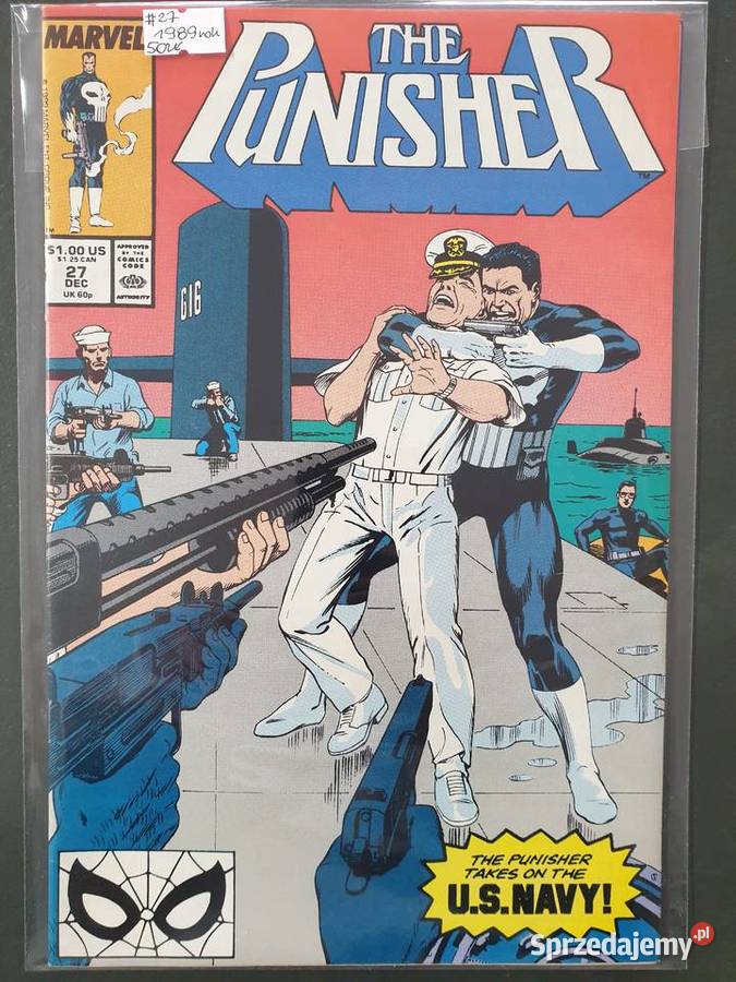 The Punisher zestaw 11 komiksów Marvel USA lata Rok wydania 1988 pomorskie Gdynia