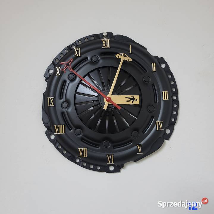 Zegar Handmade Loft Warsztat garaż Wyposażenie wnętrz Gliwice