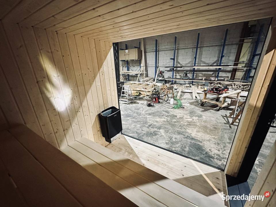 Sauna Ogrodowa z dużym przeszkleniem Zawiercie sprzedam