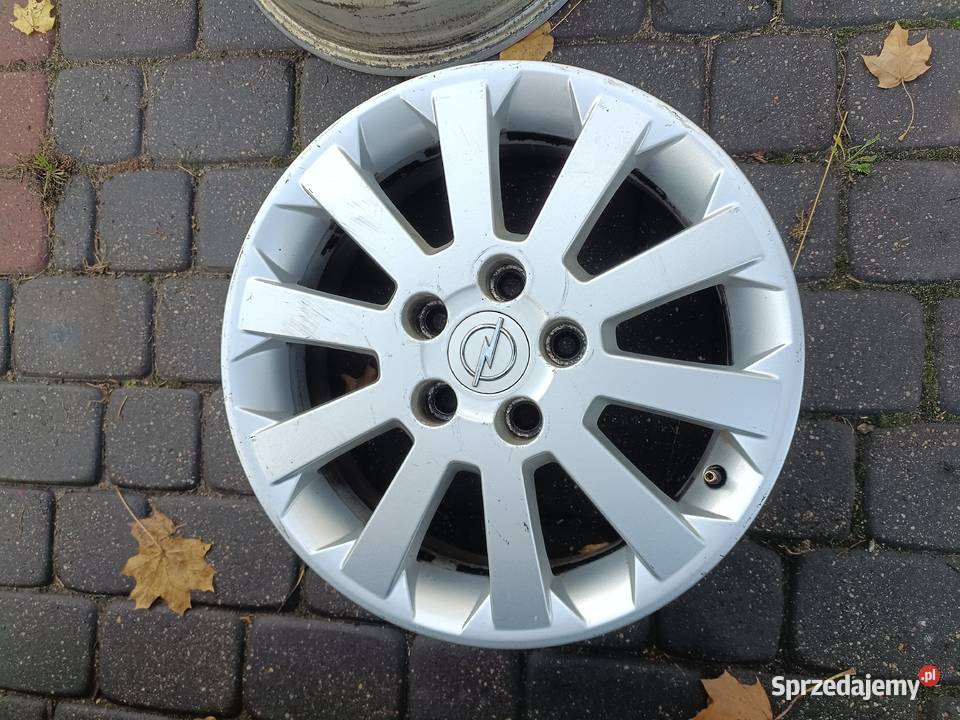 Sprzedam felgi aluminiowe Opel 5x110 16 6J ET44 Samochodowe mazowieckie Ostrołęka