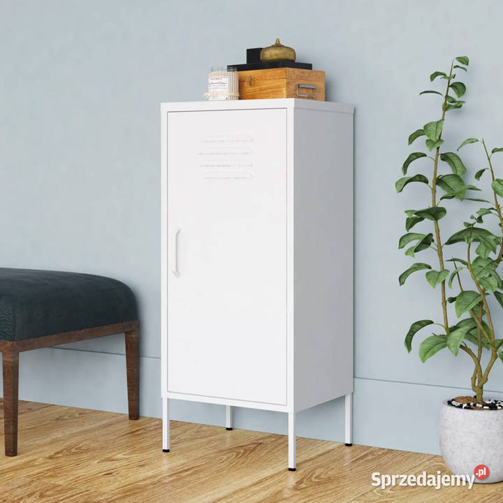Szafka biała 425x35x1015 stalowa WM336197 mazowieckie Warszawa