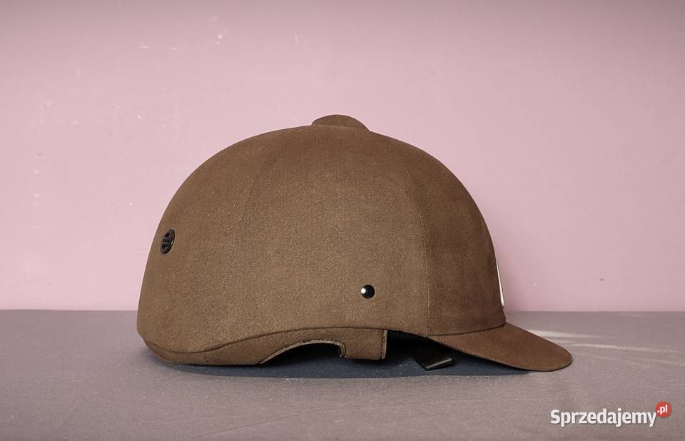 Kask jeździecki Halo Rider rozmiar 54 brązowy Jasień