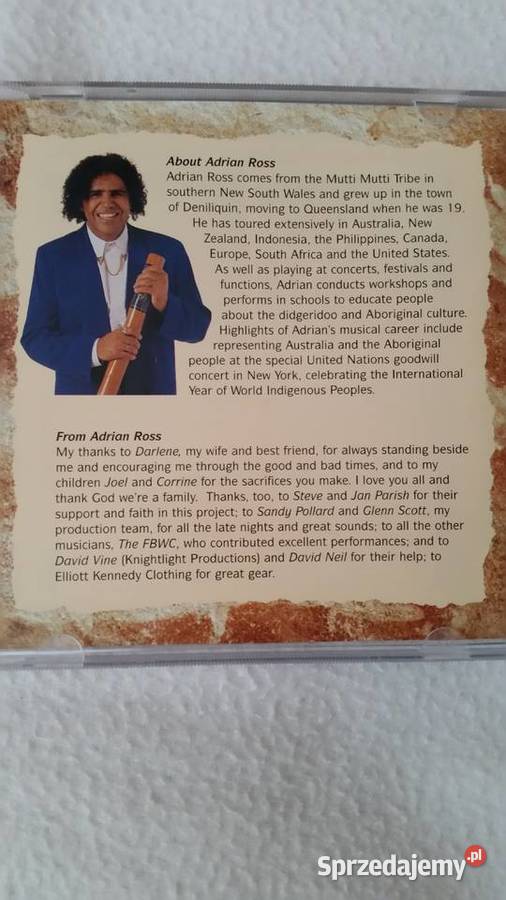 Adrian Ross Didgeridoo Dancing 1997 CD Puławy
