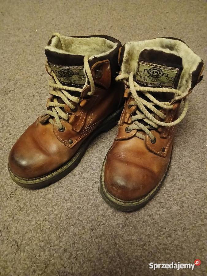 Buty trapery skóra naturalna 37