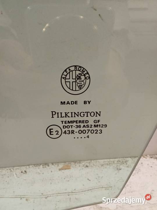 Szyba Drzwi Lewa Przednia Alfa Romeo 156 98 Bralin