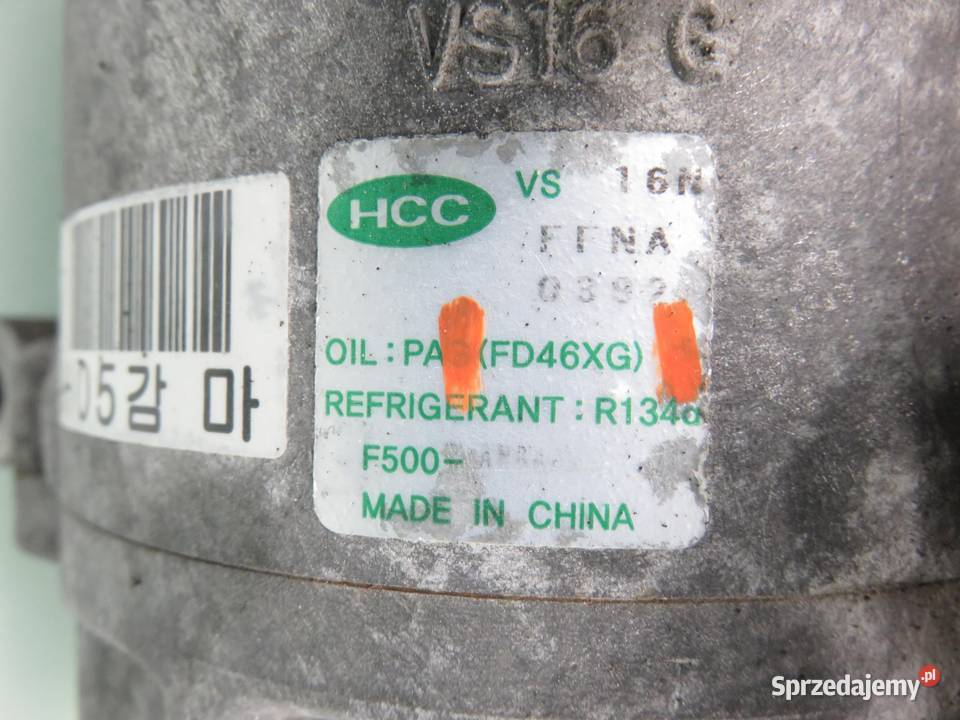 KOMPRESOR KLIMATYZACJI HYUNDAI i30 I FD 14 G4FA