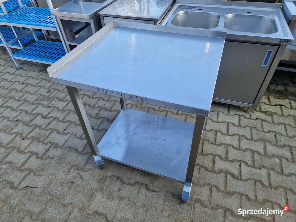 Stół Gastronomiczny Na Kołach Z Półką 807090 Ostrów Wielkopolski sprzedam