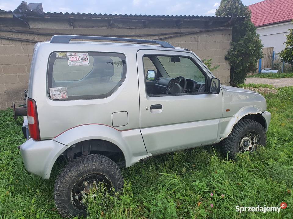 Suzuki Jimny 2001r 13 benzyna anglik dowód V5C welurowa tapicerka Lipno