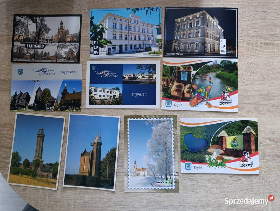 Pocztówki 50 sztuk z Polski pomorskie sprzedam