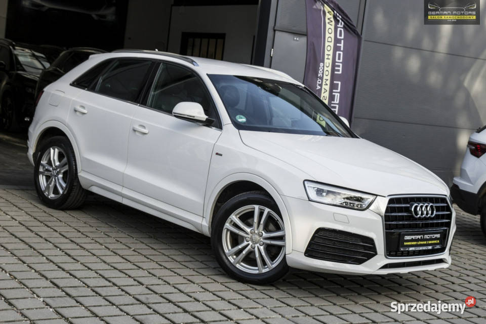 Audi Q3 Led Sline Kamera Bose Quattro Elfotele Samochody osobowe pomorskie Dębogórze